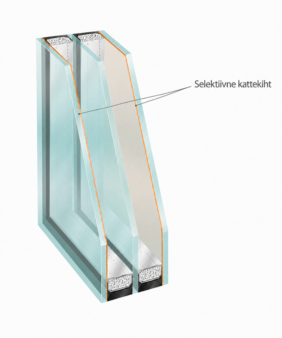 Selektiivne klaasi pinnakate